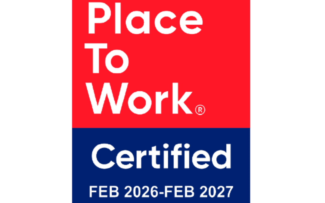 We are now Great Place To Work certified!